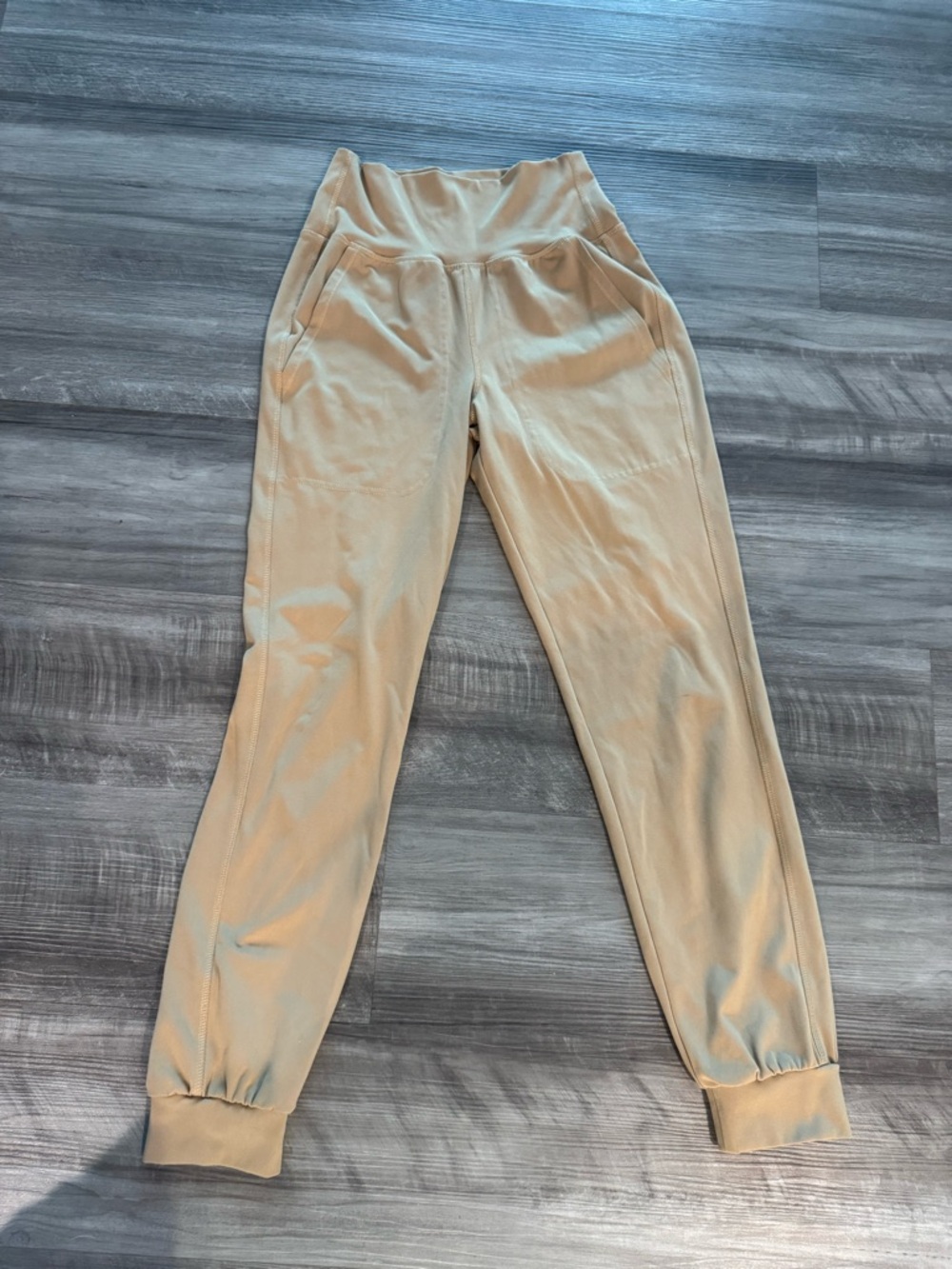 DSG Women's High-Waist Beige Jogger Pants